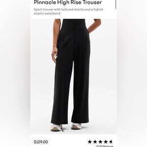 Athleta pinnacle high rise trouser